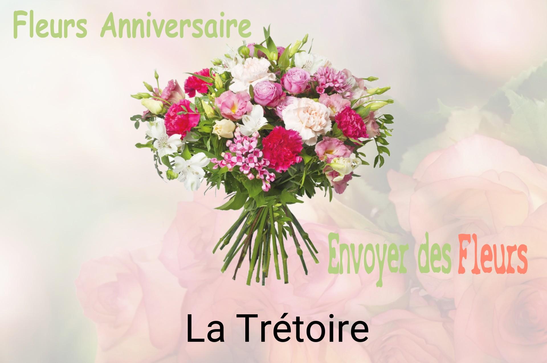 Bouquet de fleurs d’anniversaire livré à La Trétoire